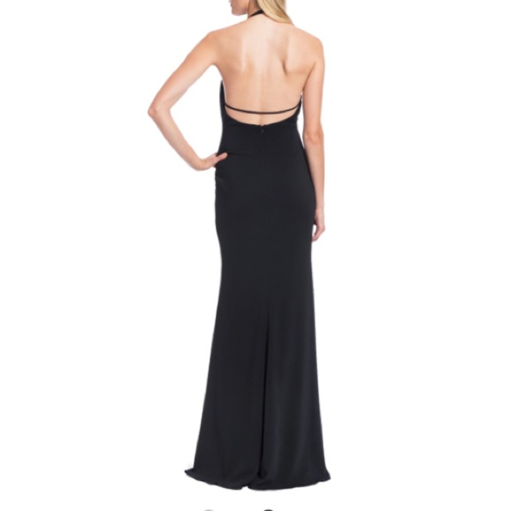 Badgley Mischka Black Maxi Dress - Picture 2 of 8